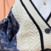 Denim Kollu V Yaka Hırka - Görsel 6
